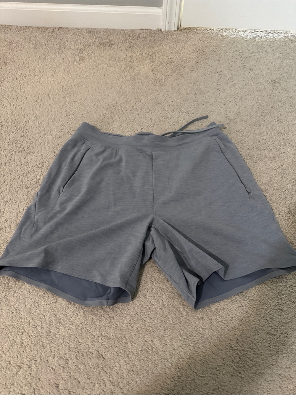 Lululemon Men's Lightweight Gray Athletic Shorts